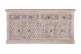 Truhe mit 4 Schubladen Holz, Eisen Weiß 190x40x92cm