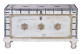 Coffre Bois, Bronze Blanc 100x40x57cm