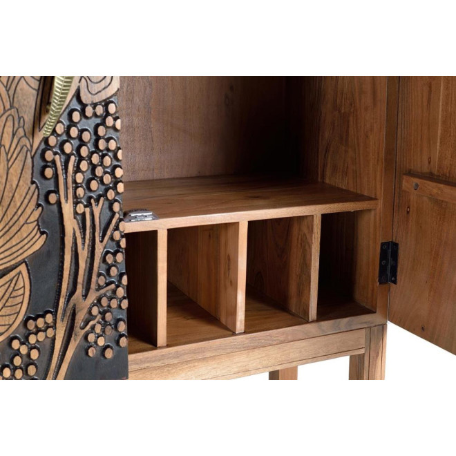 Armoire Bois Marron 100x40x160cm