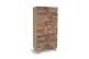 Brown wooden wardrobe 90x50x180cm