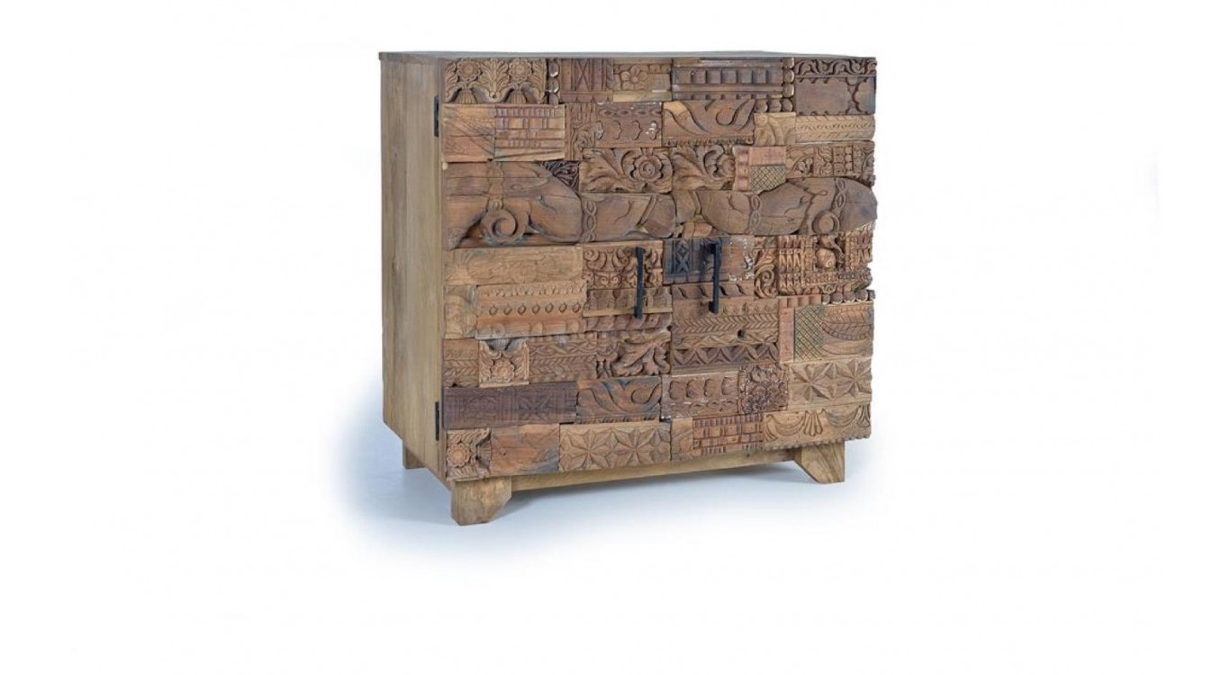 Anrichte Holz Braun 90x50x90cm