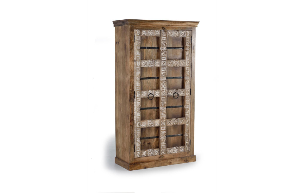 Armoire Bois Marron 100x45x180cm