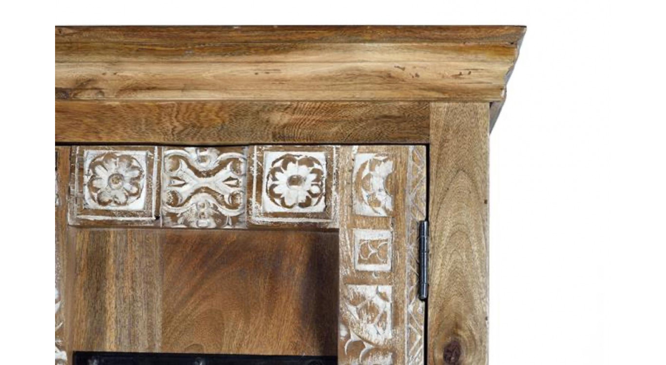 Armoire Bois Marron 100x45x180cm