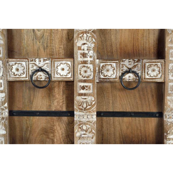 Schrank Holz Braun 100x45x180cm