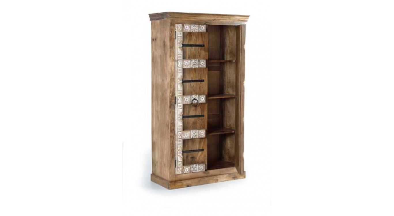 Schrank Holz Braun 100x45x180cm