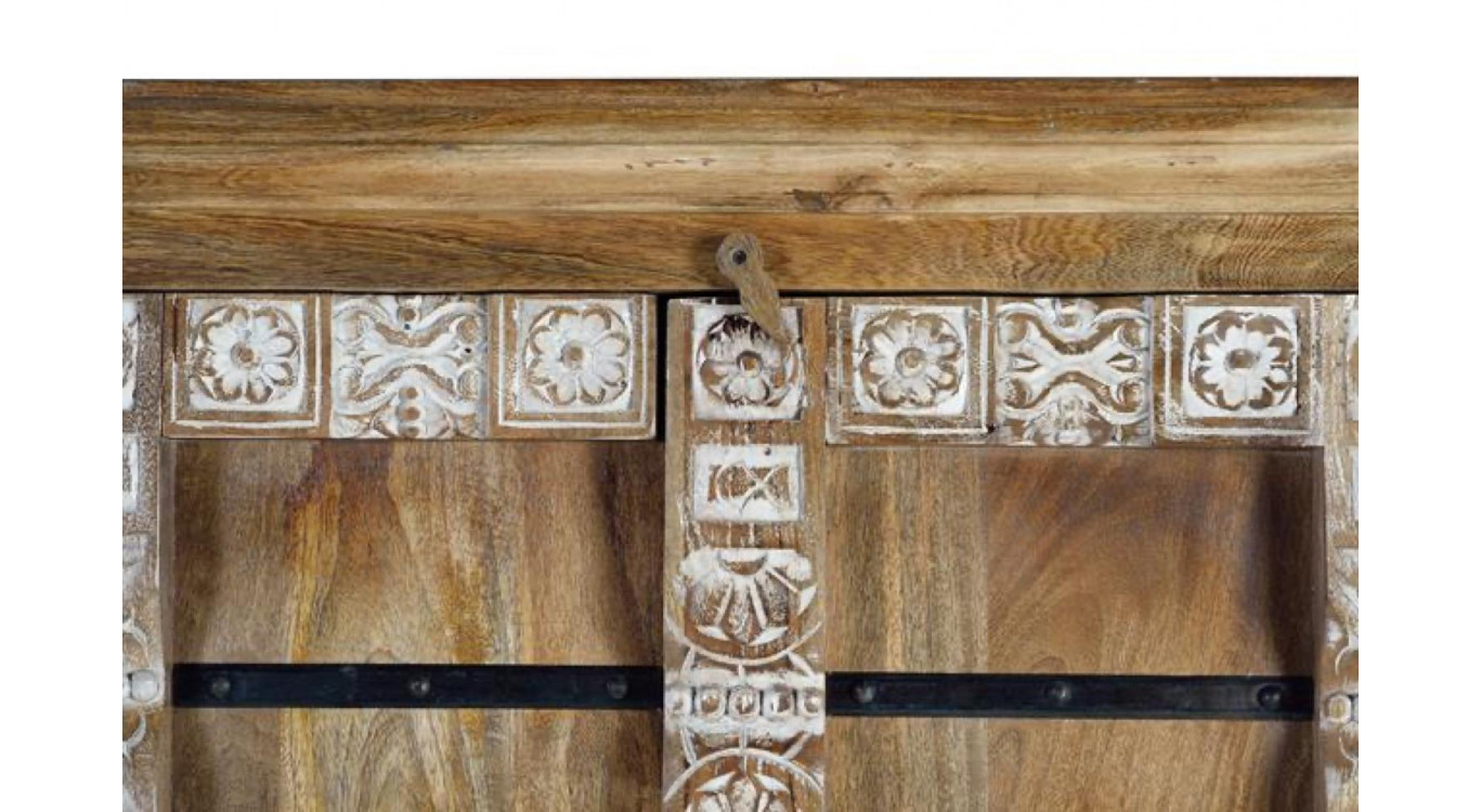 Schrank Holz Braun 100x45x180cm