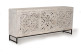 Aparador 3 Cajones Madera y Estaño 190x38x81cm