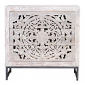 3 Drawer Chest Wood, Tin 80x35x81cm