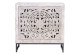 Cassettone a 3 cassetti in legno e latta 80x35x81cm