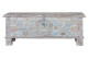Baúl de madera multicolor 116x40x45cm