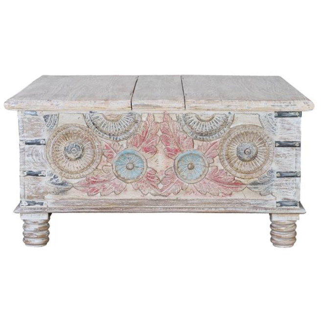 Couchtisch Holz Mehrfarbig 90x90x45cm