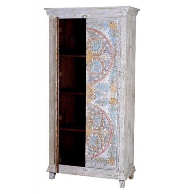 Schrank Holz Mehrfarbig 90x40x180cm
