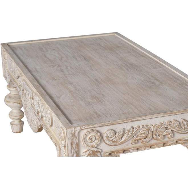 Table Basse Bois Blanc 110x60x46cm