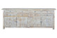 Aparador Madera 8 Cajones Blanco 200x44x100cm