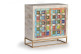Buffet de madera y estaño 90x40x90cm