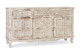 Truhe mit 3 Schubladen Holz Weiß 175x44x95cm