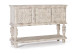 Console Bois Blanc 148x44x103cm