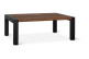 Table Basse Bois, Métal Marron 120x90x46cm