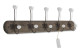 Coat hook Wooden coat hook 10 hooks 74x21x10cm