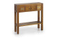 Consolle 2 cassetti Legno Bronzo Marrone 80x27x80cm