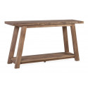 Console in legno marrone 150x4x80cm