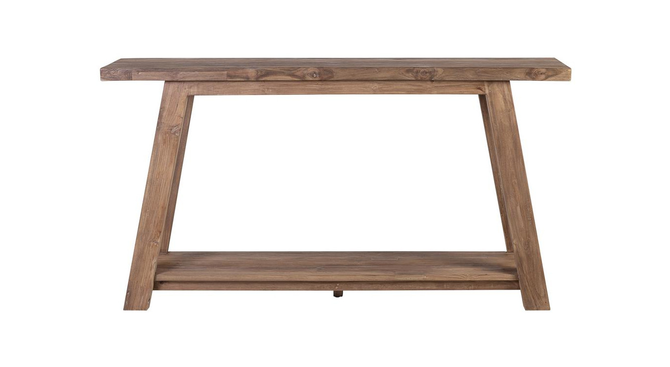 Console in legno marrone 150x4x80cm