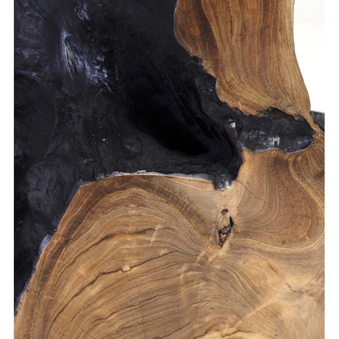 Konsole Holz Schwarz 100x30x80cm