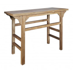 Console Bois Marron 120x40x80cm