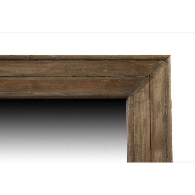 Miroir Ancien Rectangulaire Vertical Bois 64.5x5.5x99cm