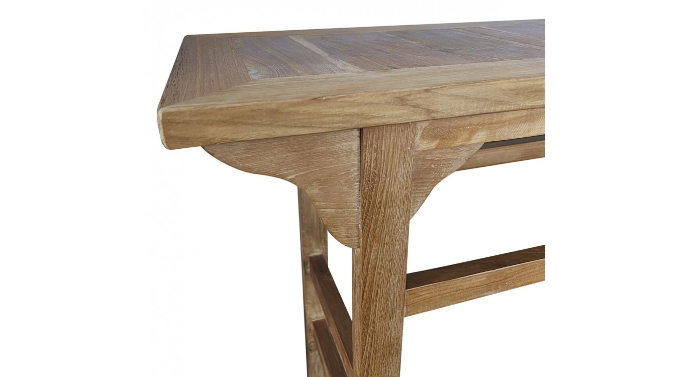 Console Bois Marron 120x40x80cm