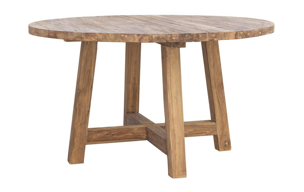 Esstisch Holz Braun 140x140x80cm