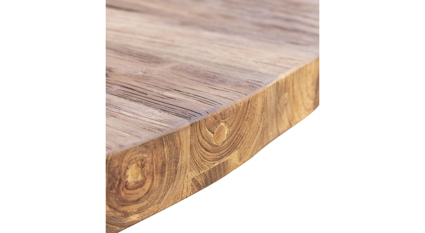 Esstisch Holz Braun 140x140x80cm