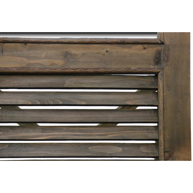Miroir Ancien Rectangulaire Vertical Sur Pied Bois 48.5x5x170cm