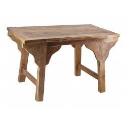 Niedriger Holztisch Braun 85x50x52cm