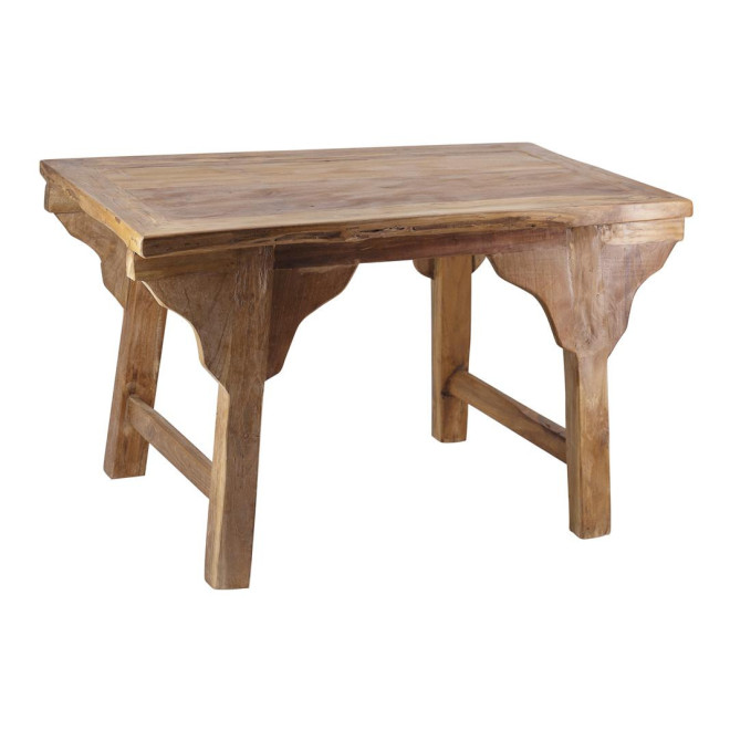 Niedriger Holztisch Braun 85x50x52cm