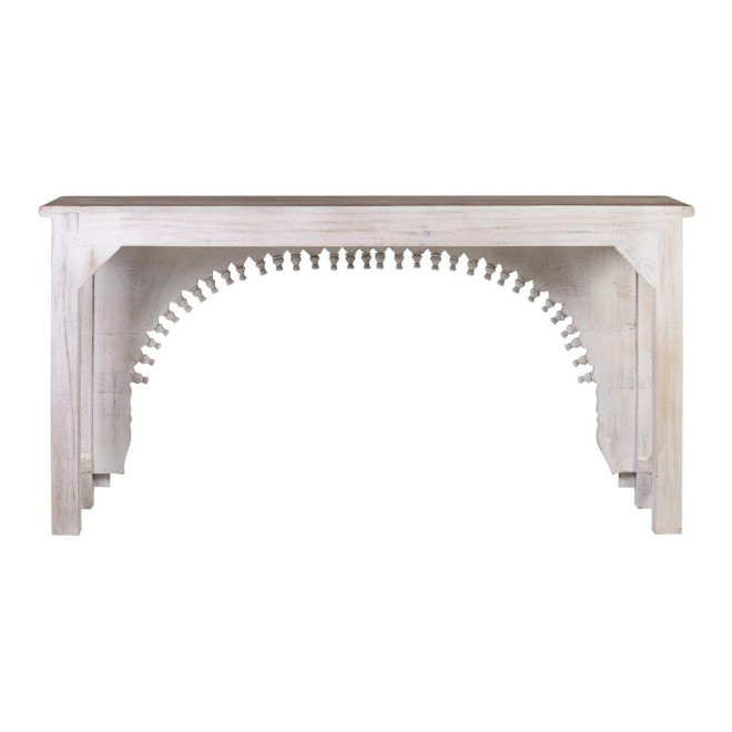 Console Bois Blanc 150x40x75cm