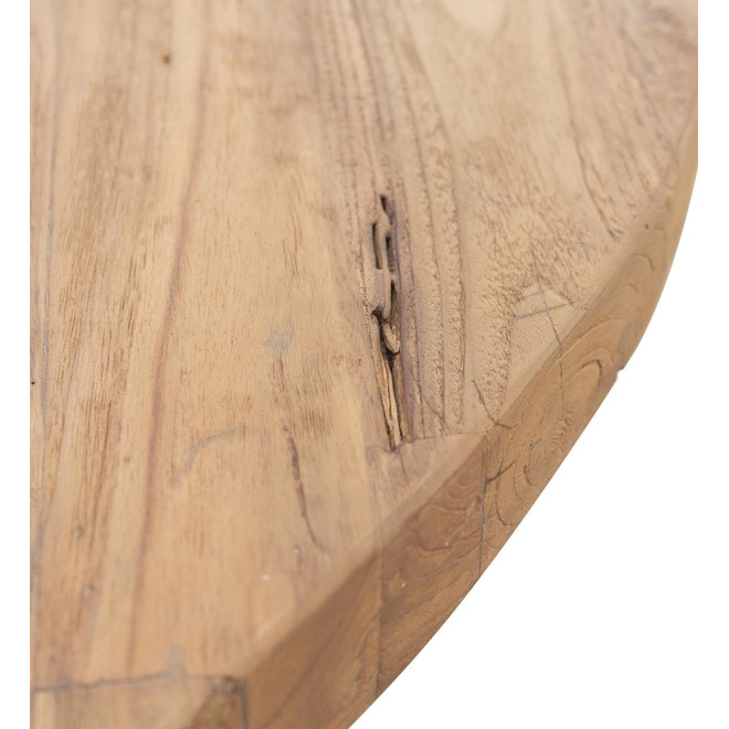 Table à Manger Bois Marron 160x160x78cm