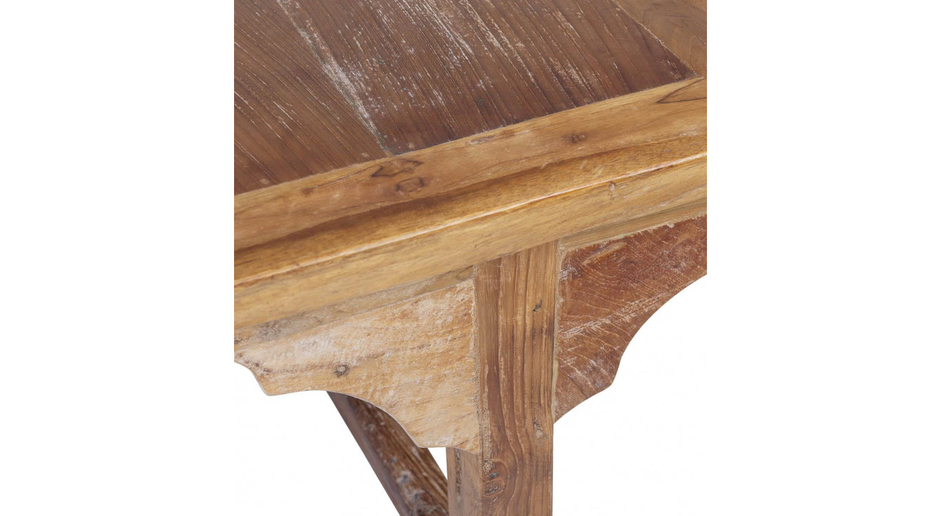 Table Basse Bois Marron 130x50x50cm