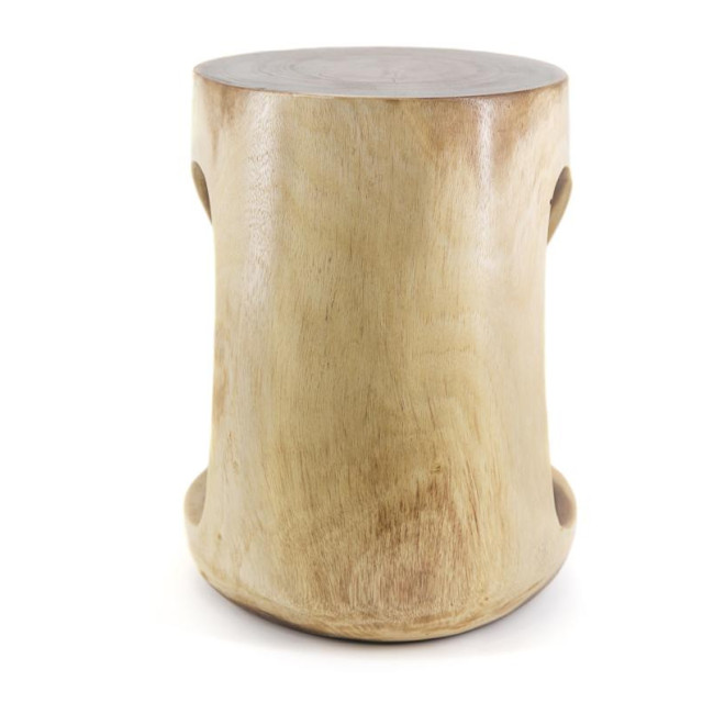 Consola de madera marrón 30x30x45cm