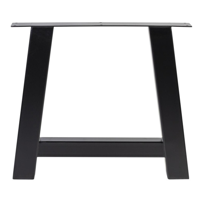 Esstischbein Eisen Schwarz 78x11x70cm