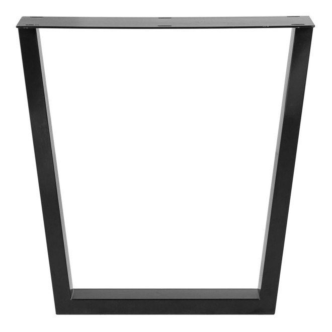 Esstischbein Eisen Schwarz 78x11x70cm