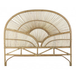 Kopfteil Rattan Braun 160xx135cm