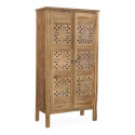 Armario de madera marrón 95x47x180cm