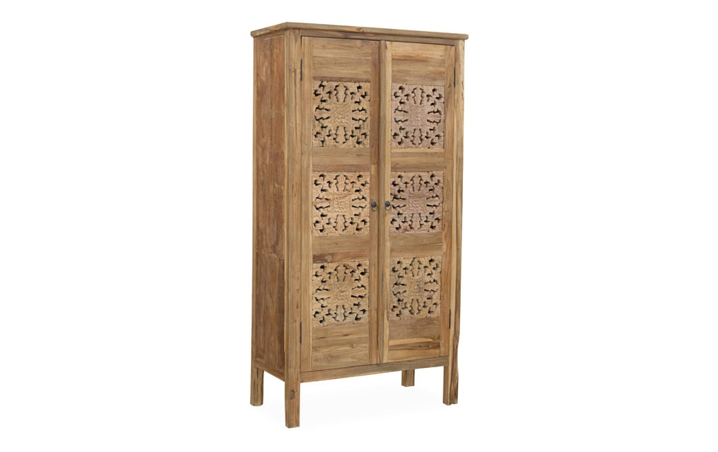 Armoire Bois Marron 95x47x180cm