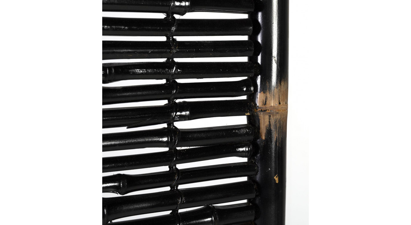 Paravent Holz Schwarz 170x4x150cm