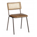 Silla Peau Fer Marrón 46x50x78cm