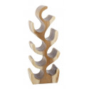 Portabottiglie 8 spazi Legno marrone 27x20x70cm