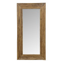 Espejo grande de madera marrón 100x3x200cm