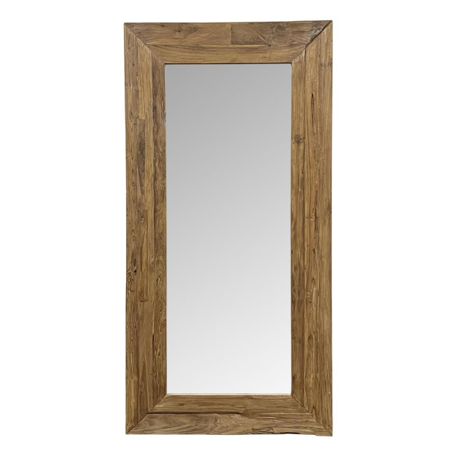 Grand Miroir Bois Marron 100x3x200cm