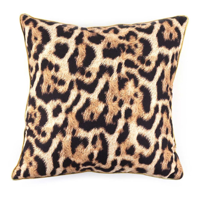 Coussin Polyester Polylin Marron 45x45cm